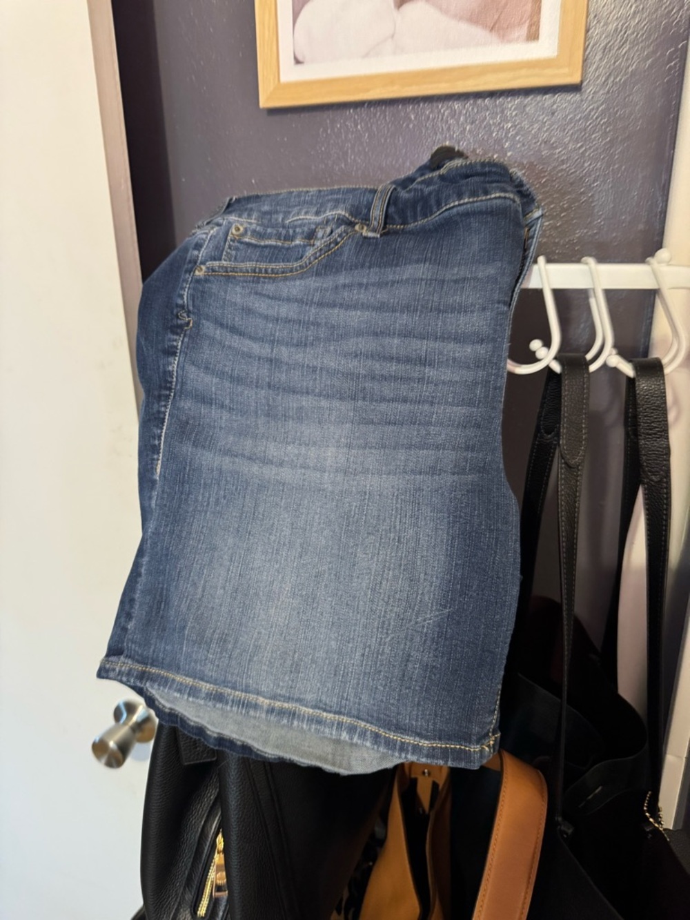 torrid Dark Blue Denim Jeans 5in Inseam